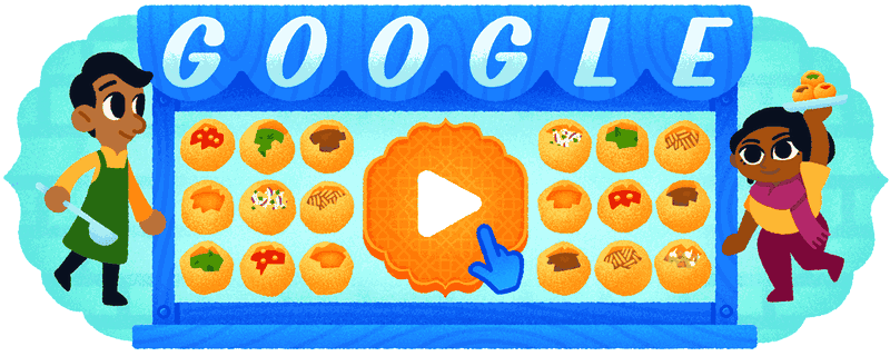 Celebrating Pani Puri Doodle