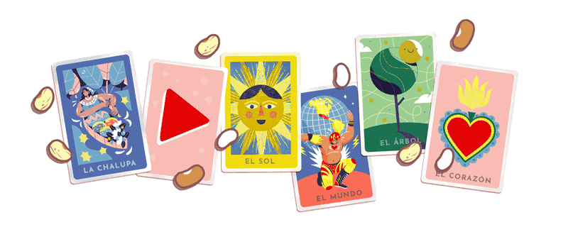 Celebrating Lotería Doodle